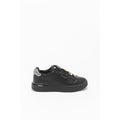 Black Polyethylene Low Top Sneakers