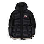 Bomberjacke aus schwarzem Polyamid