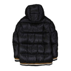 Bomberjacke aus schwarzem Polyamid