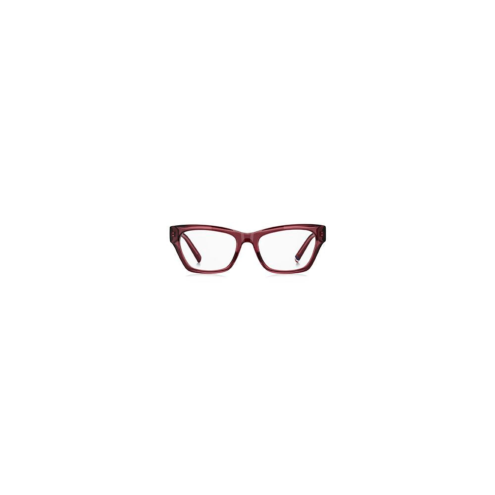 Bordeauxfarbene Azetatbrille (Fassungen)