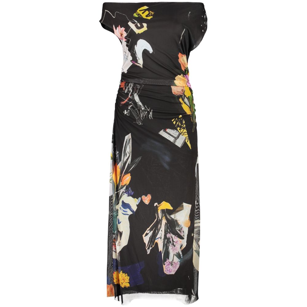 Women's Black Viscose Dress