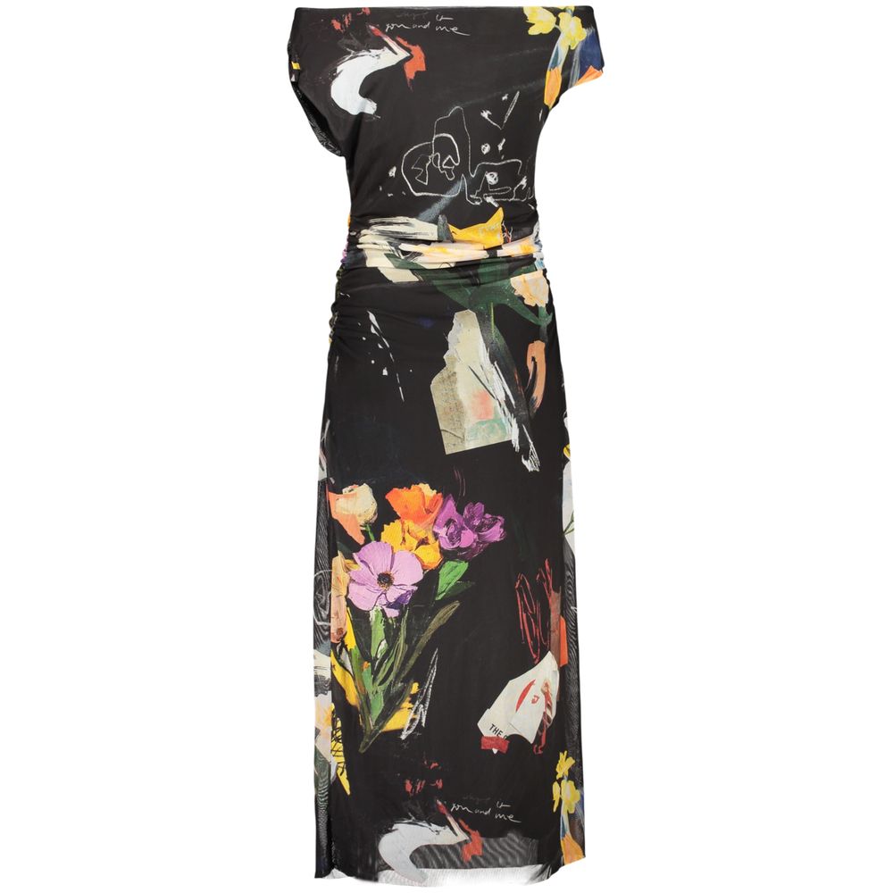 Women's Black Viscose Dress