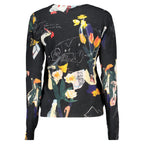 Black Viscose Women's Sweater