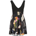 Black Polyester Women Dress