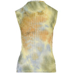 Gelbes Polyester Damen Tanktop