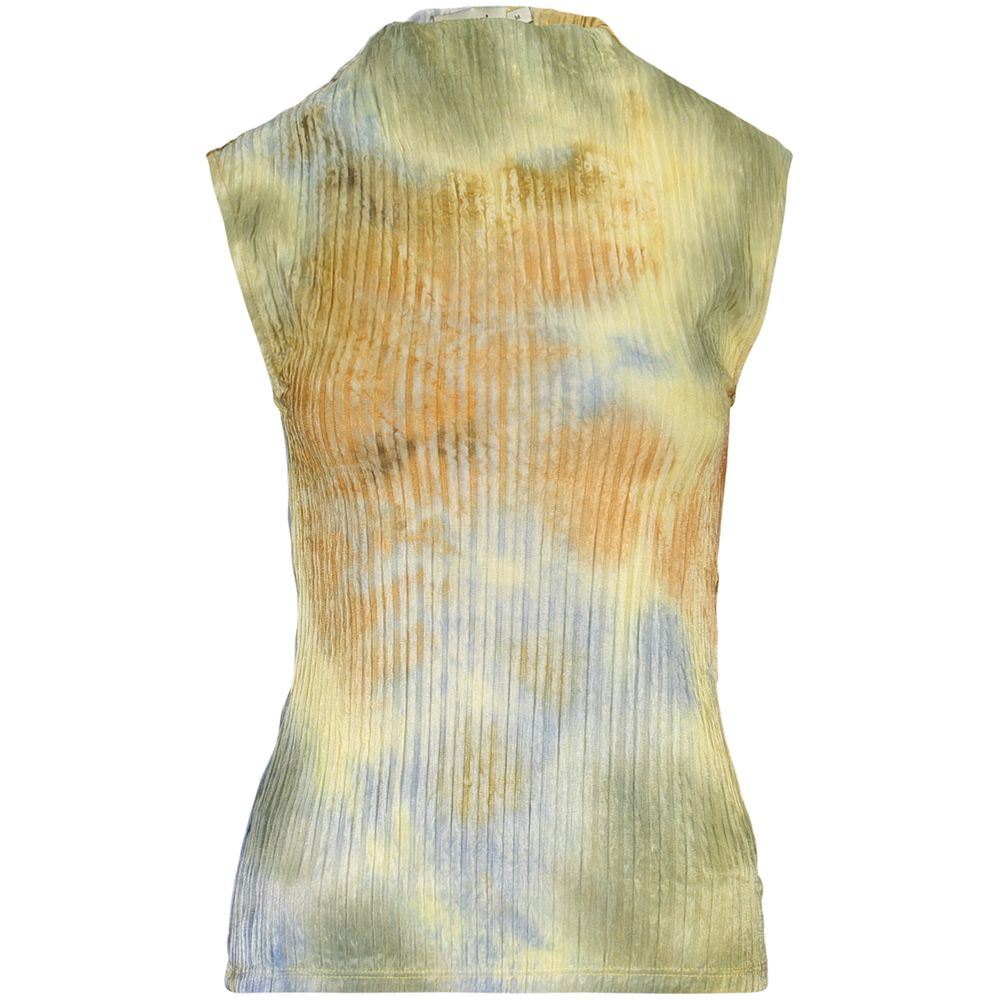 Gelbes Polyester Damen Tanktop