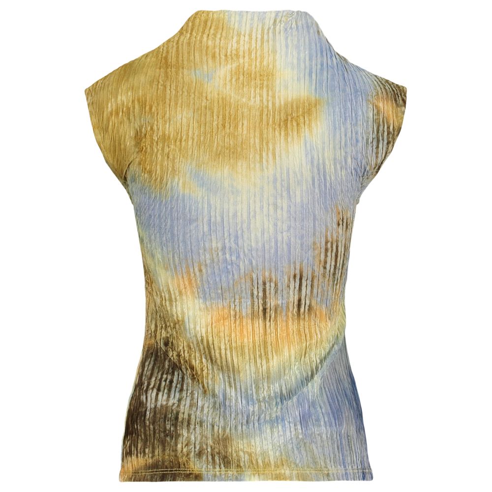 Gelbes Polyester Damen Tanktop