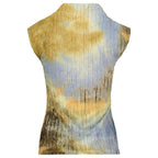Gelbes Polyester Damen Tanktop