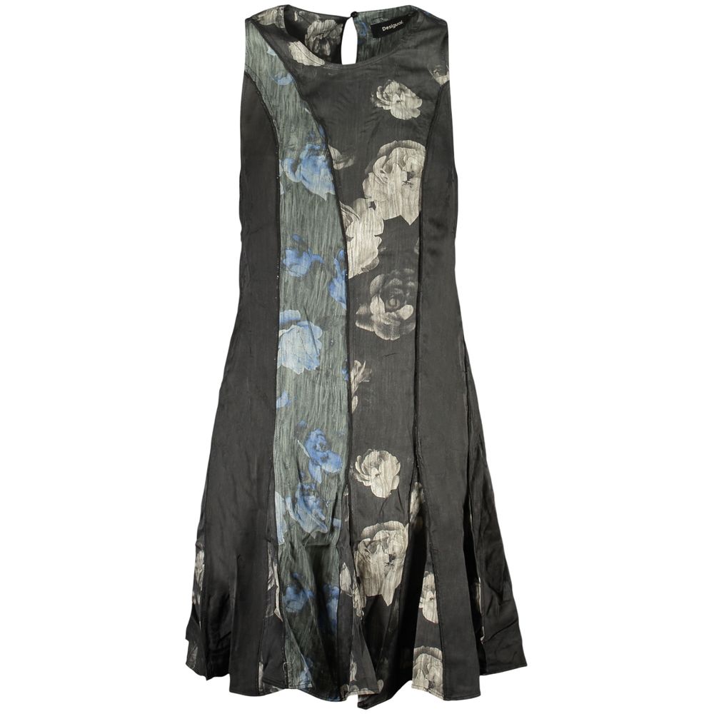 Black Viscose Women's Dress