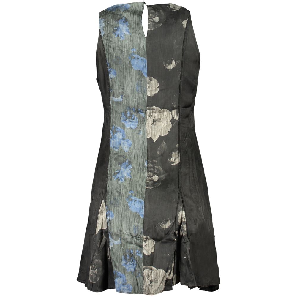 Black Viscose Women's Dress