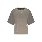 Grau meliertes Damen-Sweatshirt