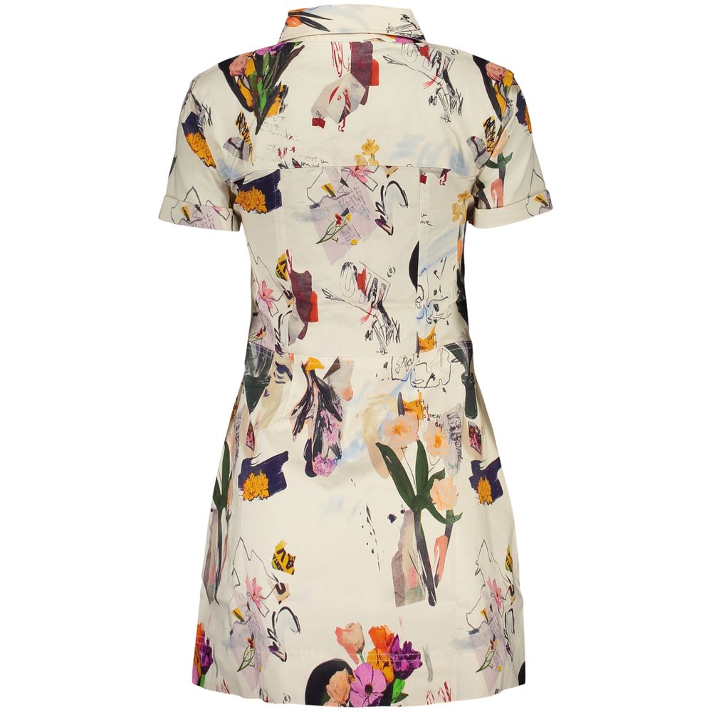 White Viscose Women's Dress