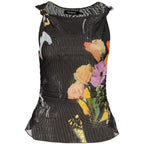 Schwarzes Polyester Damen Tanktop
