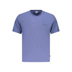 Blue Cotton Men's T-Shirt