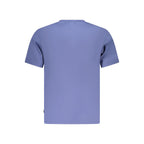 Blue Cotton Men's T-Shirt