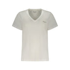 Weißes Baumwoll-T-Shirt für Damen