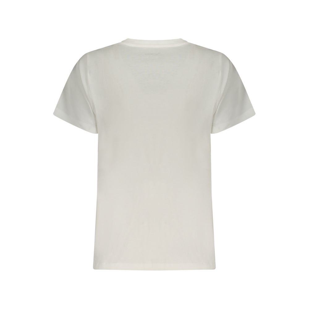 Weißes Baumwoll-T-Shirt für Damen