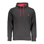 Black Cotton Mens Sweatshirt