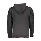 Black Cotton Mens Sweatshirt