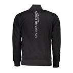 Black Cotton Men's Sweatshirt