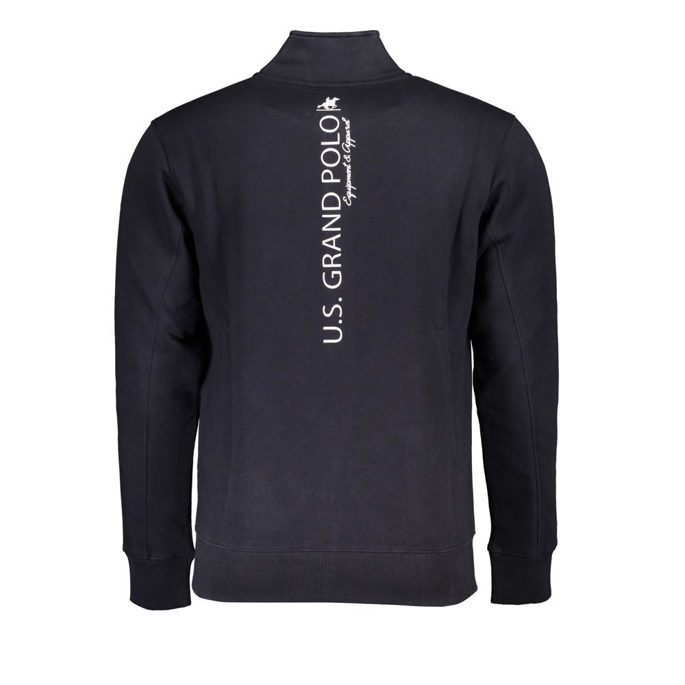Blue Cotton Men's Sweatshirt
