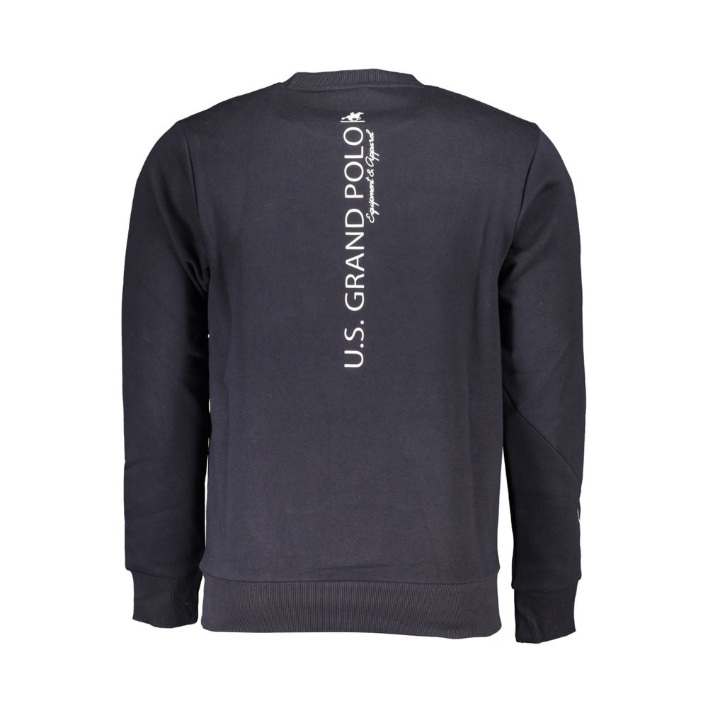 Blue Cotton Men's Sweatshirt