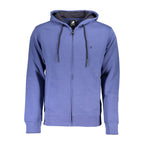 Blue Cotton Men's Hoodie