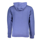 Blue Cotton Men's Hoodie