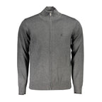 Grigio Viscosa Men Cardigan