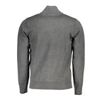 Grigio Viscosa Men Cardigan