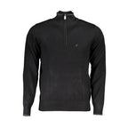 Black Viscose Men's Sweater