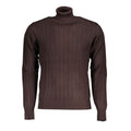 Braun Viskose Herren-Strickpullover