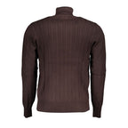Braun Viskose Herren-Strickpullover