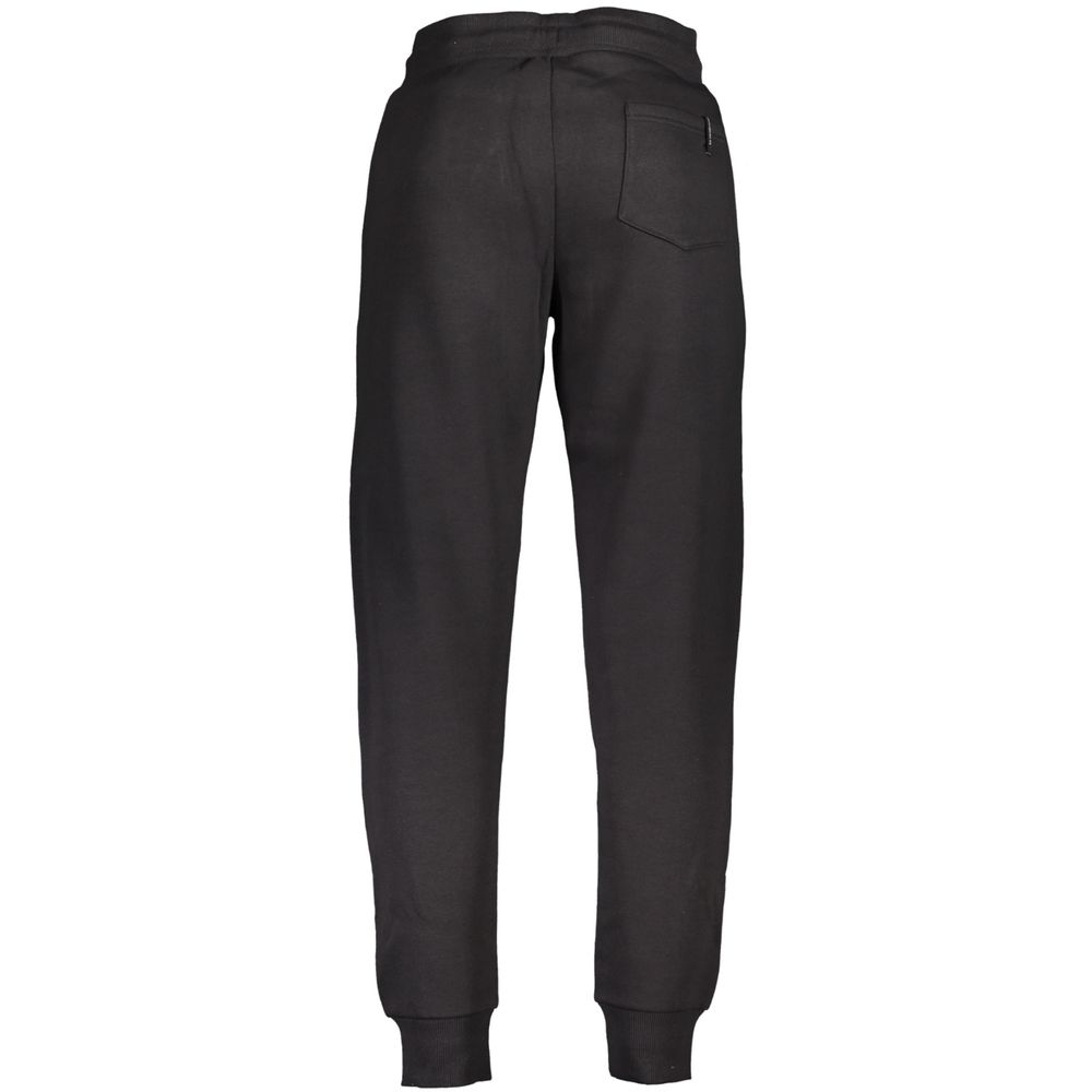 Black Cotton Men's Trouser