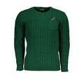 Herren-Pullover aus grünem Acryl