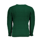 Herren-Pullover aus grünem Acryl