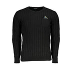 Schwarzer Acryl-Herrenpullover