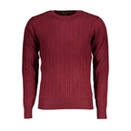 Red Viscose Men's Sweater