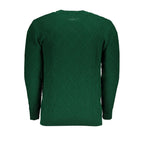 Grüner Acryl-Herrenpullover