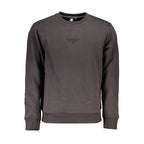 Gray Cotton Men Sweatshirt