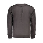 Gray Cotton Men Sweatshirt