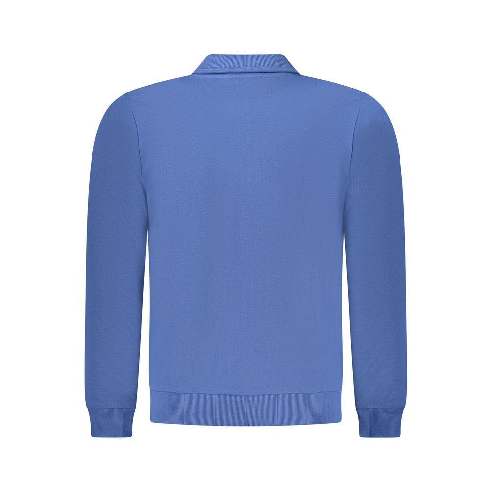 Blue Cotton Men's Sweatshirt