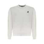 White Cotton Men Sweatshirt