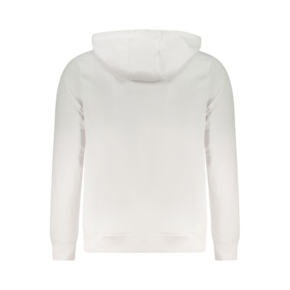 White Cotton Men's Hoodie