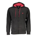 Black Cotton Men's Hoodie
