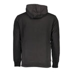 Black Cotton Men's Hoodie