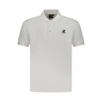 White Cotton Men Polo Shirt