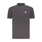 Black Cotton Men Polo Shirt