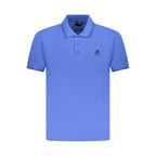 Blue Cotton Mens Polo Shirt