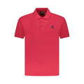 Polo shirt da uomo in cotone rosso